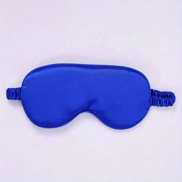 💎FREE💎 Royal Midnight Blue Silky Soft Plush Eye Mask - Picture 3 of 5